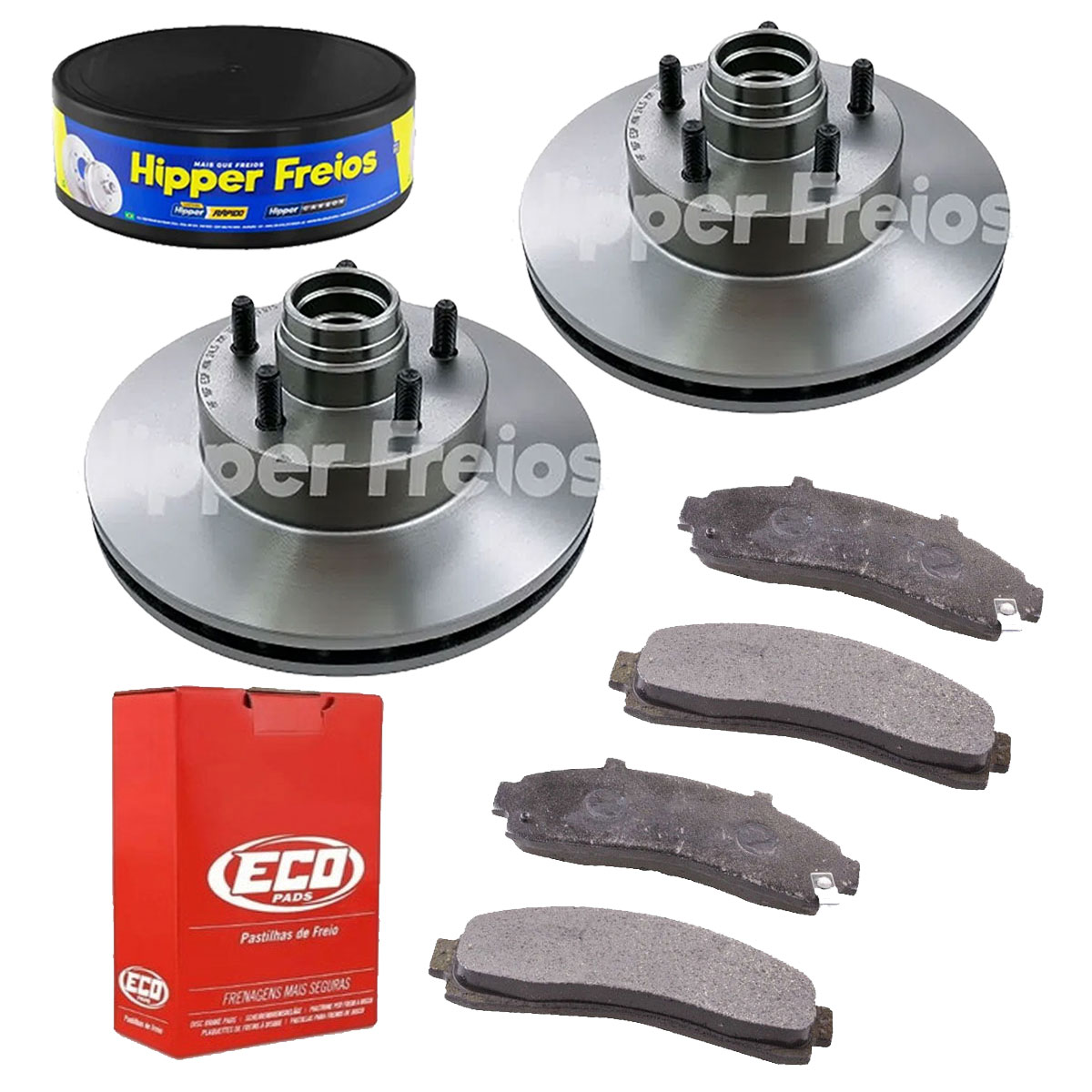 2 Discos Freio + 4 Pastilha Ranger 4x2 1999 2000 2001 S/ Abs