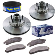 2 Discos Freio + 4 Pastilha Ranger 4x2 2004 2005 2006 S/ Abs