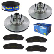2 Discos Freio + 4 Pastilha Ranger 4x2 2008 2009 2010 C/ Abs