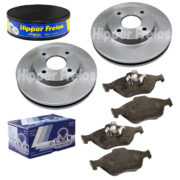 2 Discos Freio + Pastilha Fiesta 1.6 8v 2009 2010 2011 C/Abs