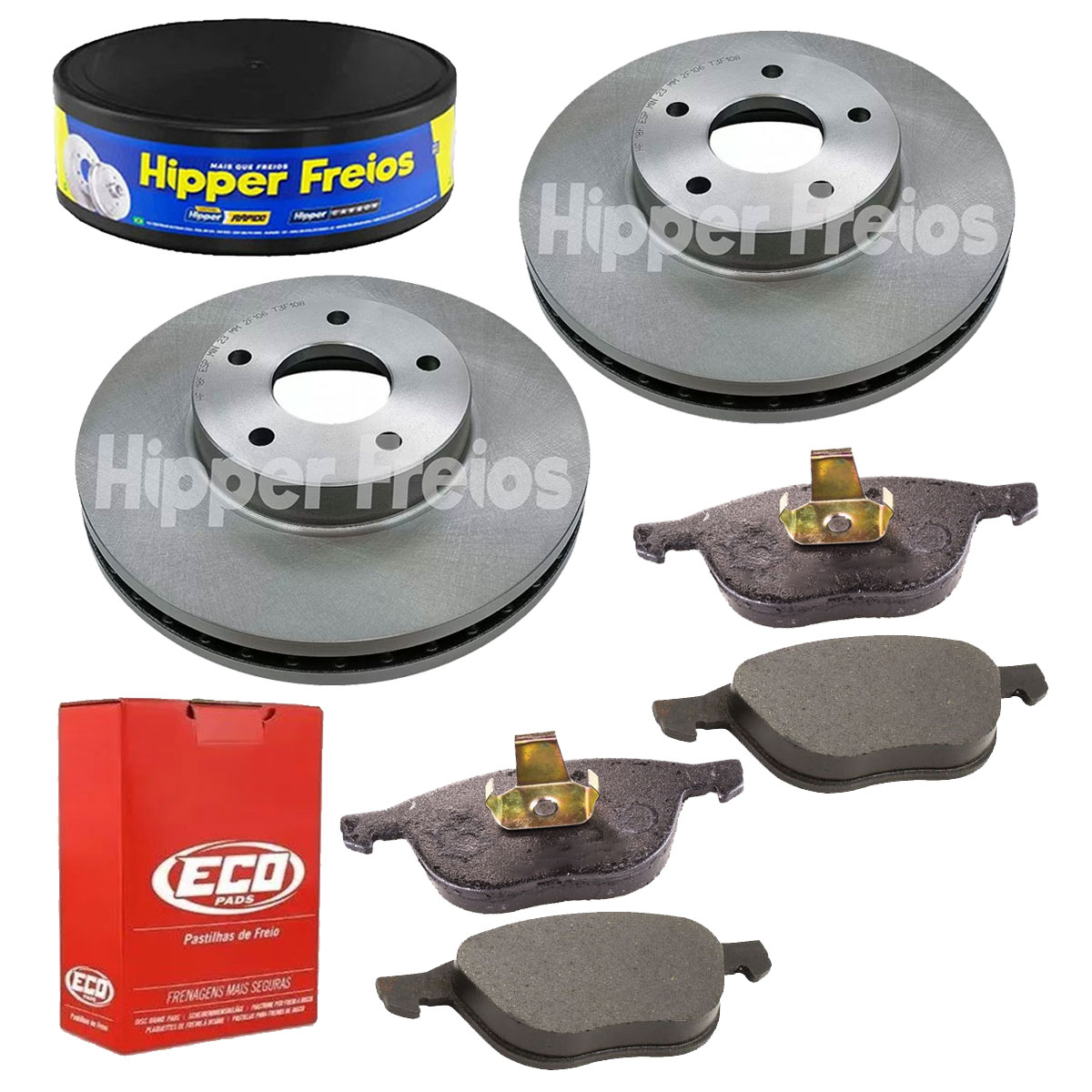 2 Discos Freio + Pastilha Volvo C70 2007 2008 2009 2010 2011