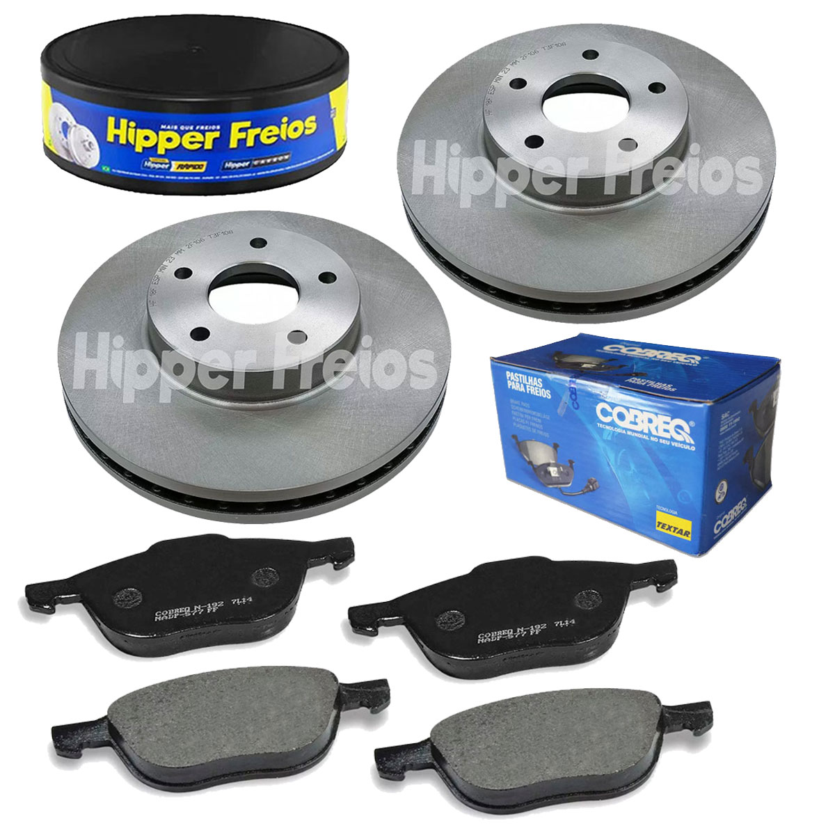 2 Discos Freio + Pastilha Volvo C70 2007 2008 2009 2010 2011