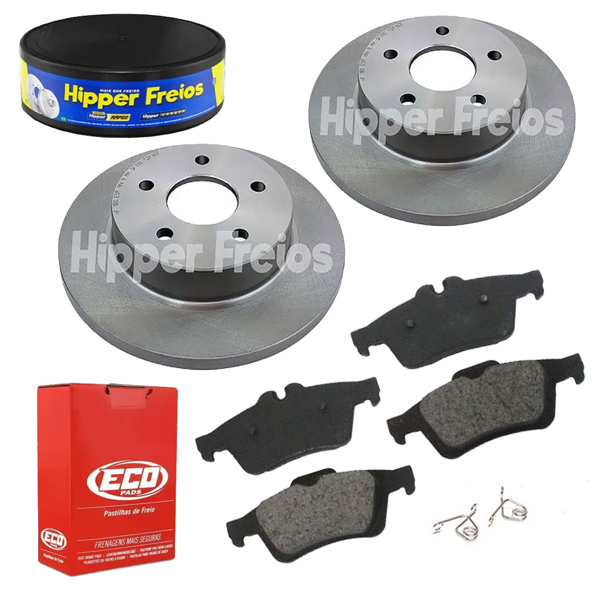 2 Discos Freio Traseiro + Pastilha Focus 2013 2014 2015 2016