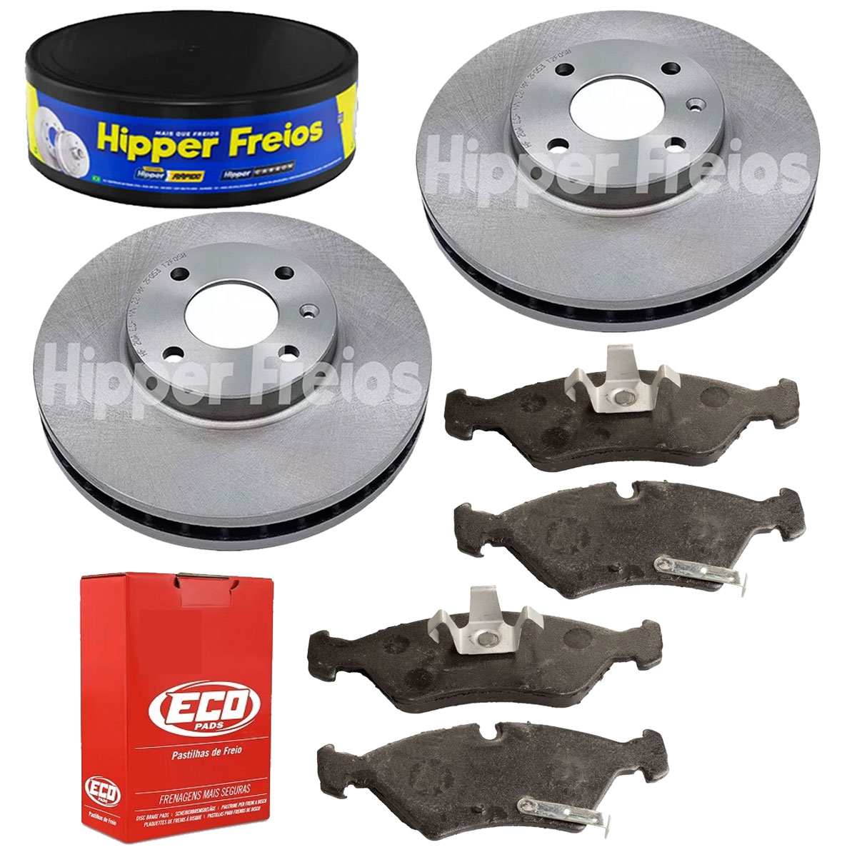 2 Disco Freio + Pastilha Meriva 1.8 8v Aro 14 2010 2011 2012