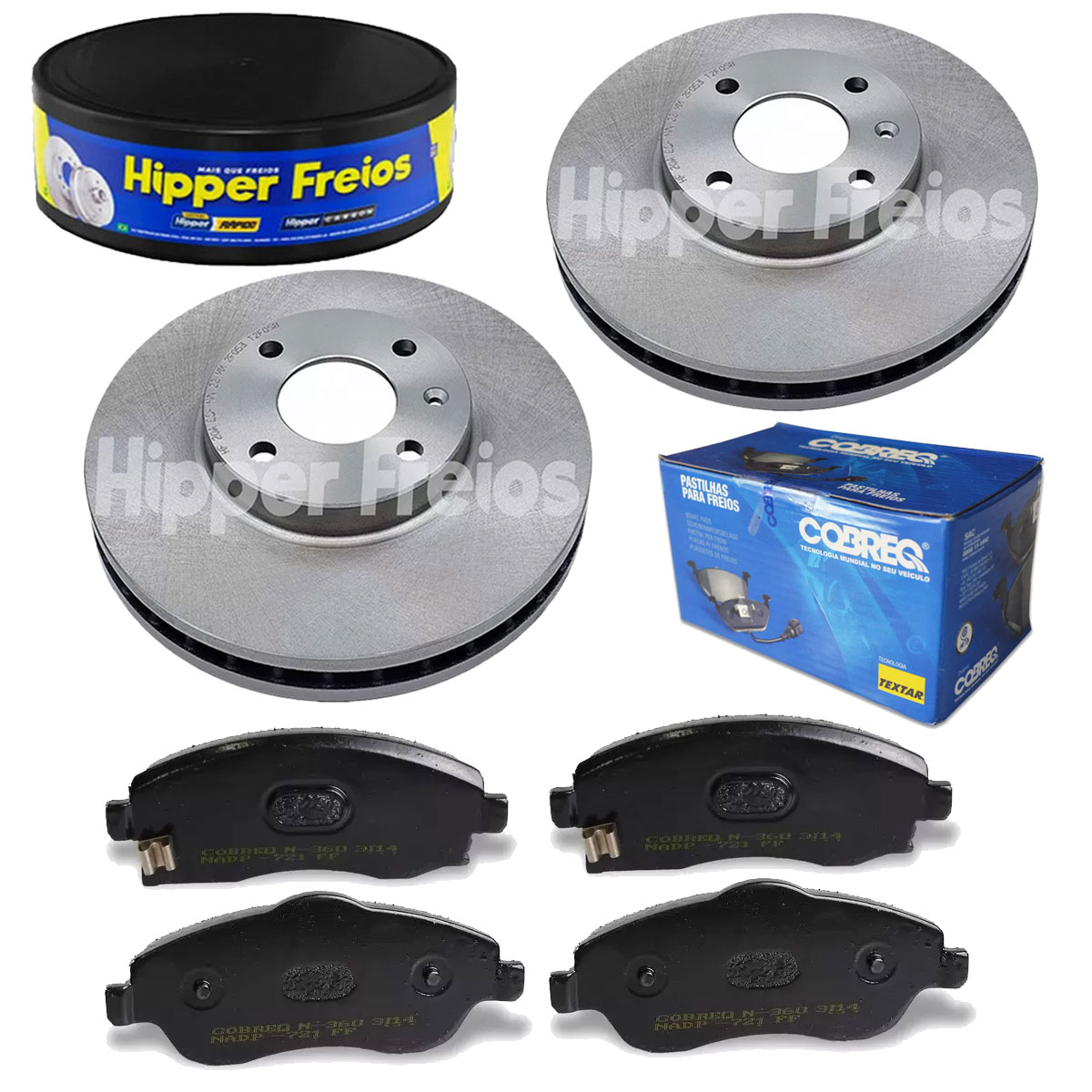 2 Discos Freio + 4 Pastilha Montana 2003 2004 2005 2006 2007