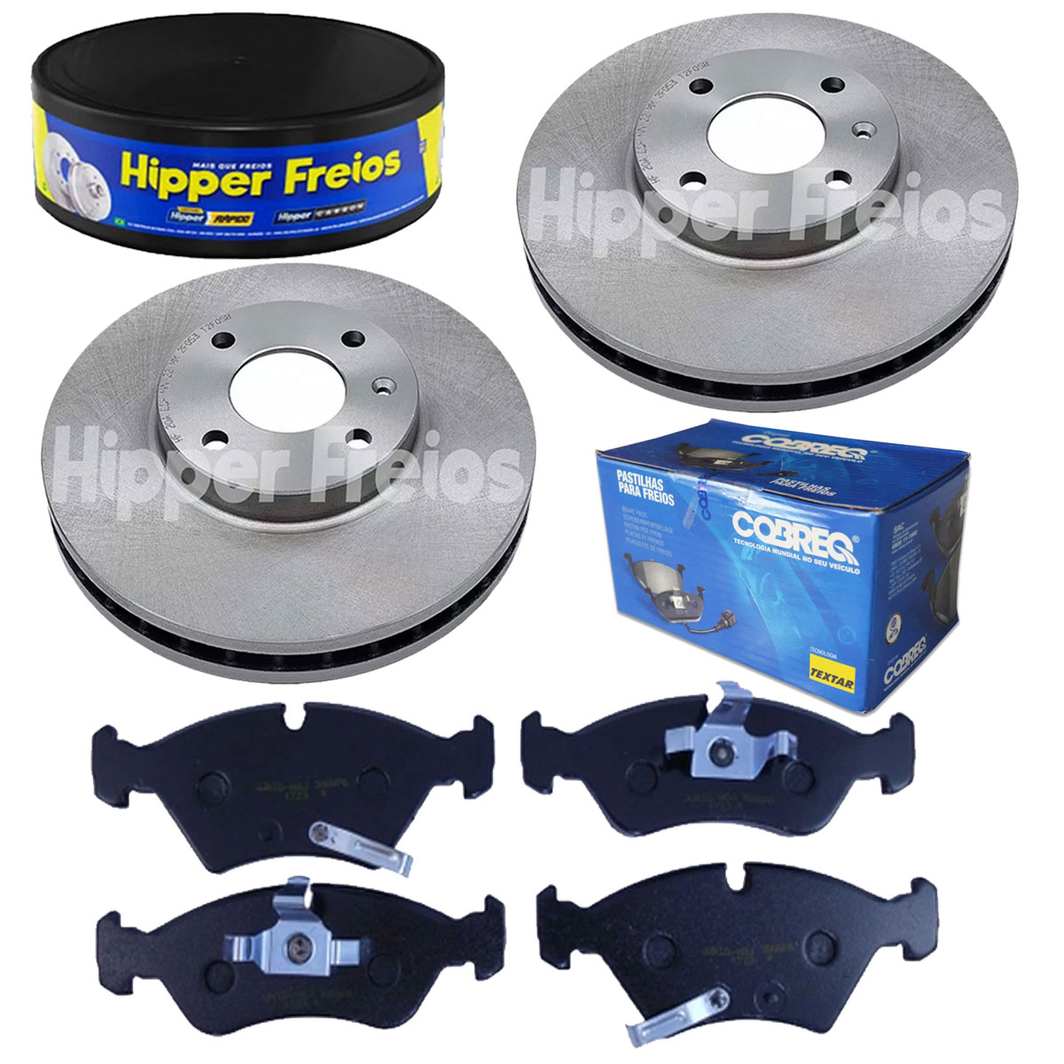 2 Disco Freio + Pastilha Meriva 1.8 8v Aro 14 2010 2011 2012