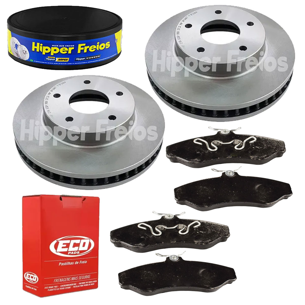 2 Discos Freio + Pastilha S10 Blazer 4x4 2005 2006 2007 2008