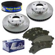 2 Discos Freio + Pastilha S10 Blazer 4x4 1998 1999 2000 2001