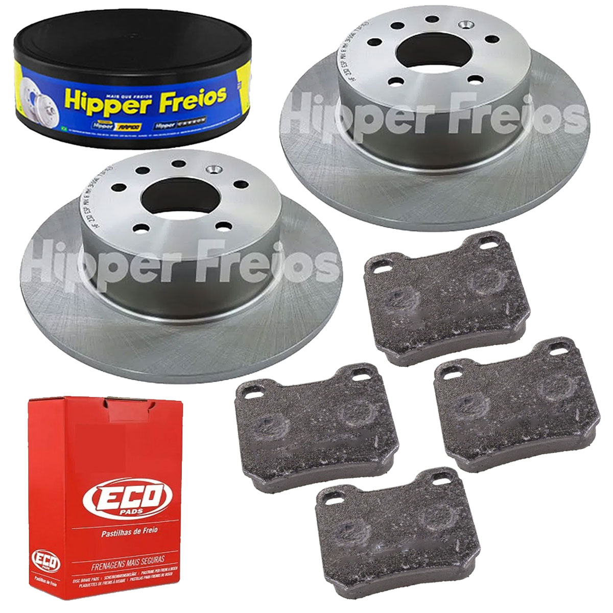 2 Discos Freio Traseiro + Pastilha Vectra 2.4 16v 2006 2007