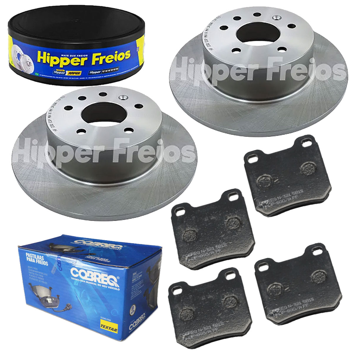 2 Discos Freio Traseiro + Pastilha Vectra 2.4 16v 2006 2007