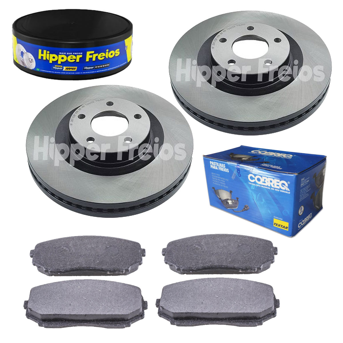 2 Discos Freio + Pastilha Edge 2009 2010 2011 2012 2013 2014