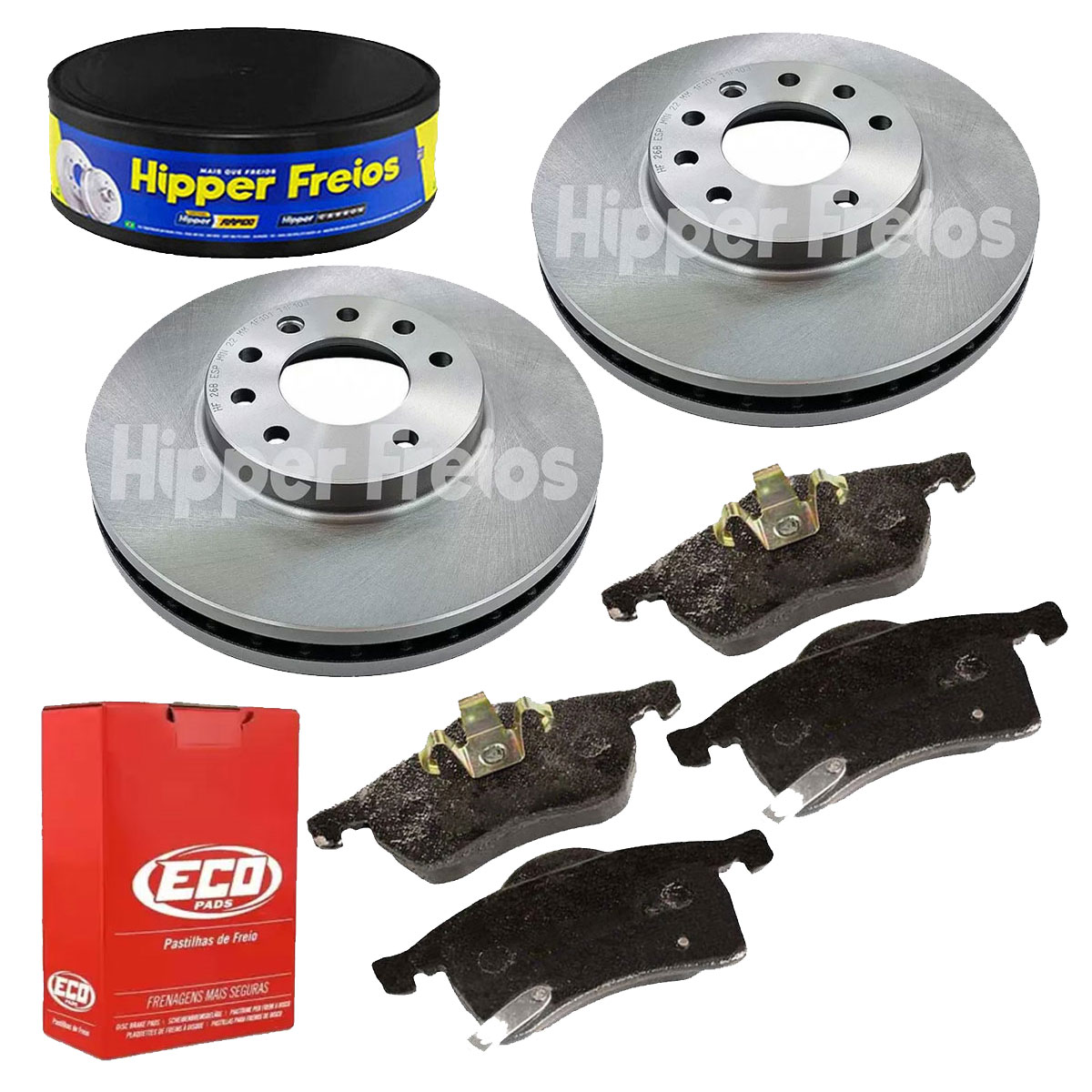 2 Discos Freio Dianteiro + 4 Pastilha Zafira 2010 2011 2012