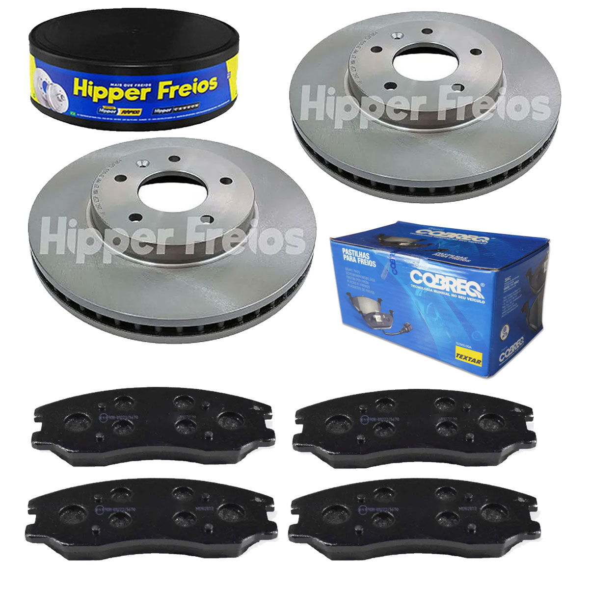 2 Discos Freio + 4 Pastilha Captiva 2008 2009 2010 2011 2012
