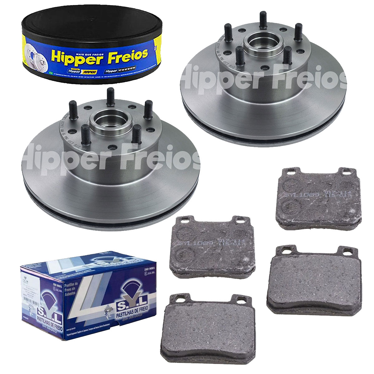 2 Discos Freio + Pastilha Opala 1990 1991 1992 Sist. Teves