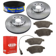 2 Discos Freio + 4 Pastilha Stilo 1.8 8v 2003 2004 2005 2006