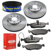 2 Discos Freio + 4 Pastilha Stilo 1.8 8v 2007 2008 2009 2010