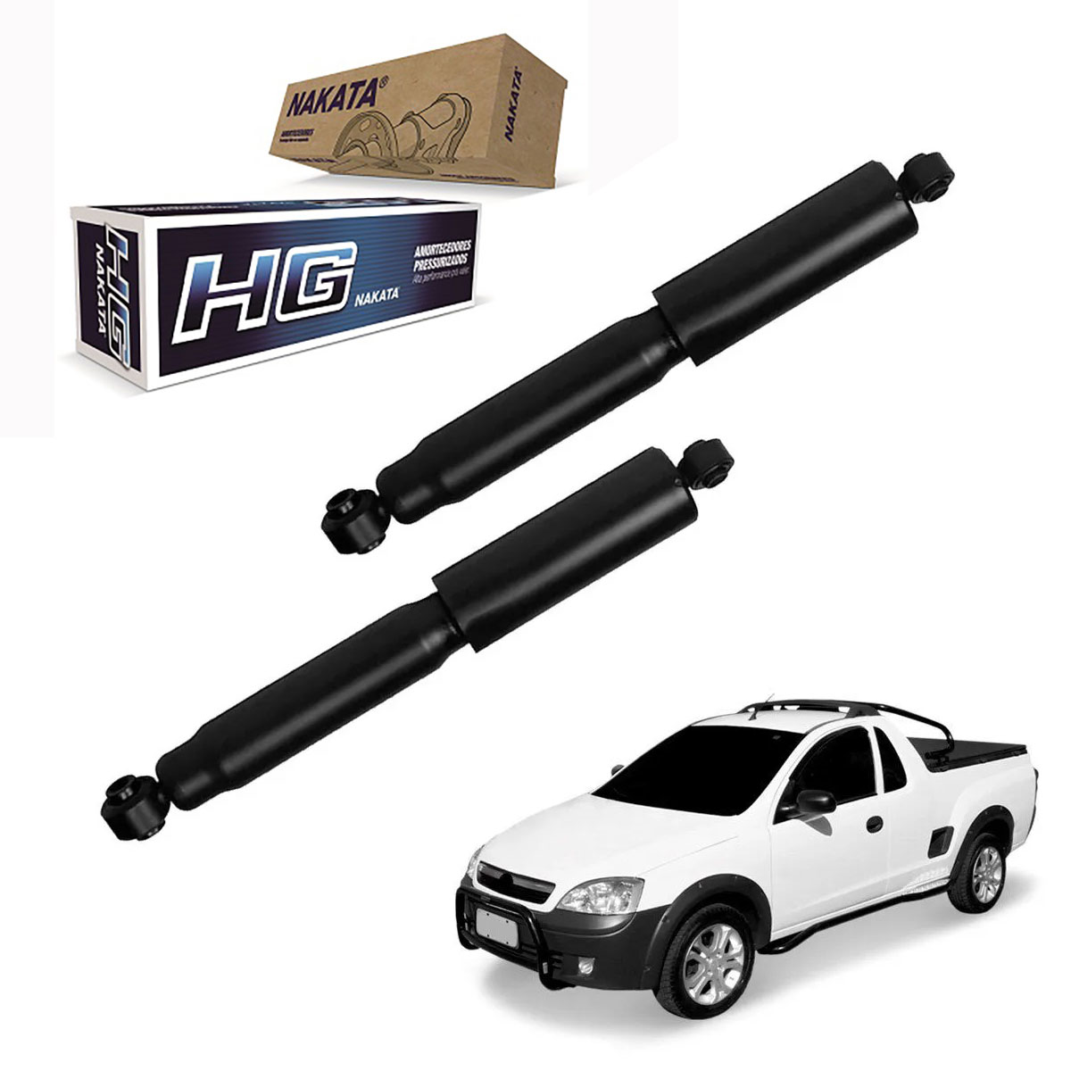 2 Amortecedor Traseiro Montana 2010 2011 2012 2013 2014 2015