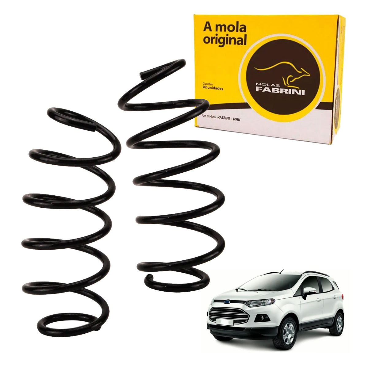 2 Molas Dianteiras Ecosport 2.0 4x4 2013 2014 2015 2016 2017