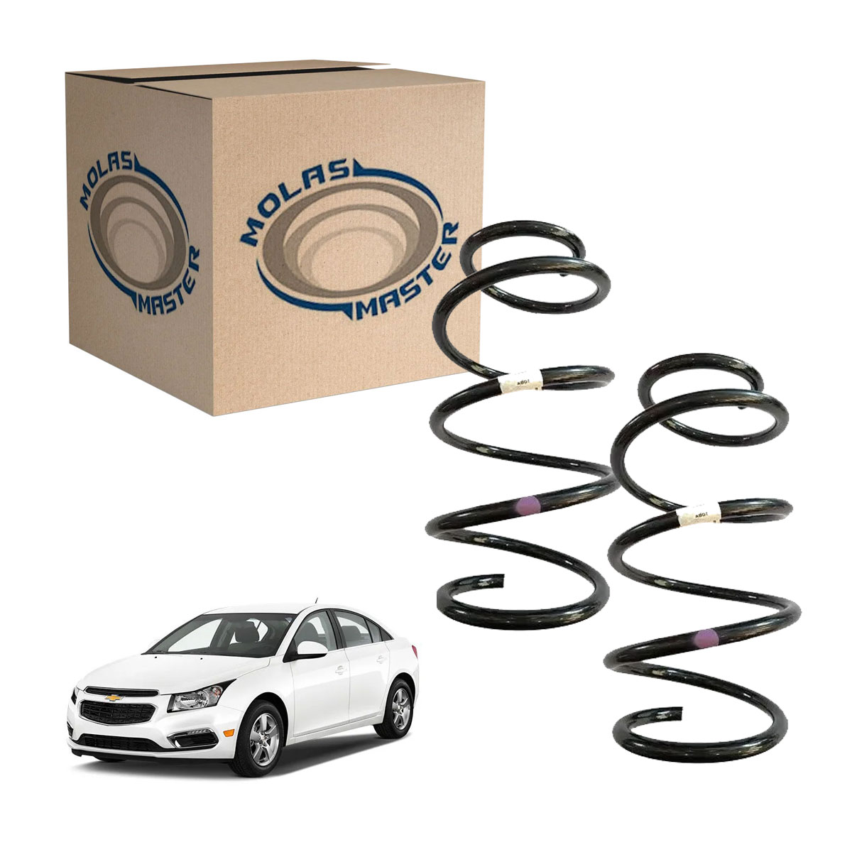 2 Molas Dianteiras Cruze 1.8 16v 2012 2013 2014 2015 2016