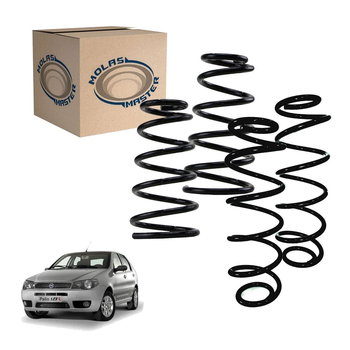 2 Mola Dianteira + 2 Traseira Palio 1.8r 2006 2007 2008 2009