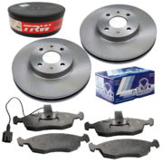 2 Discos Freio + 4 Pastilha Stilo 1.8 8v 2007 2008 2009 2010