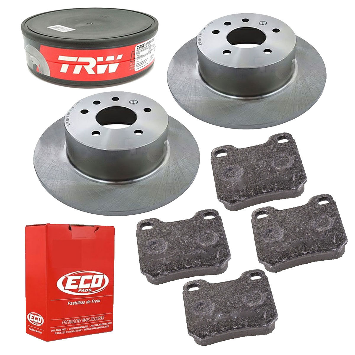 2 Discos Freio Traseiro + Pastilha Vectra 2.4 16v 2008 2009