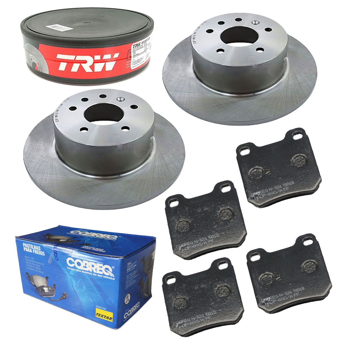 2 Discos Freio Traseiro + Pastilha Vectra 2.4 16v 2008 2009