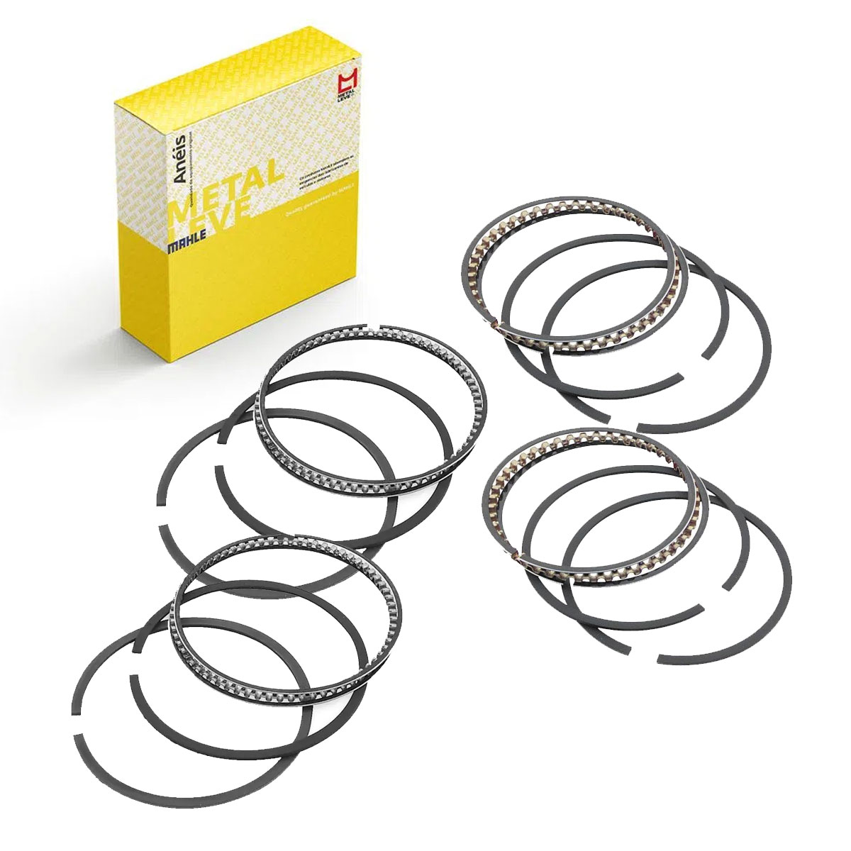 Jogo Anel Motor Std Corolla 1.8 16v 2003 2004 2005 2006 2007