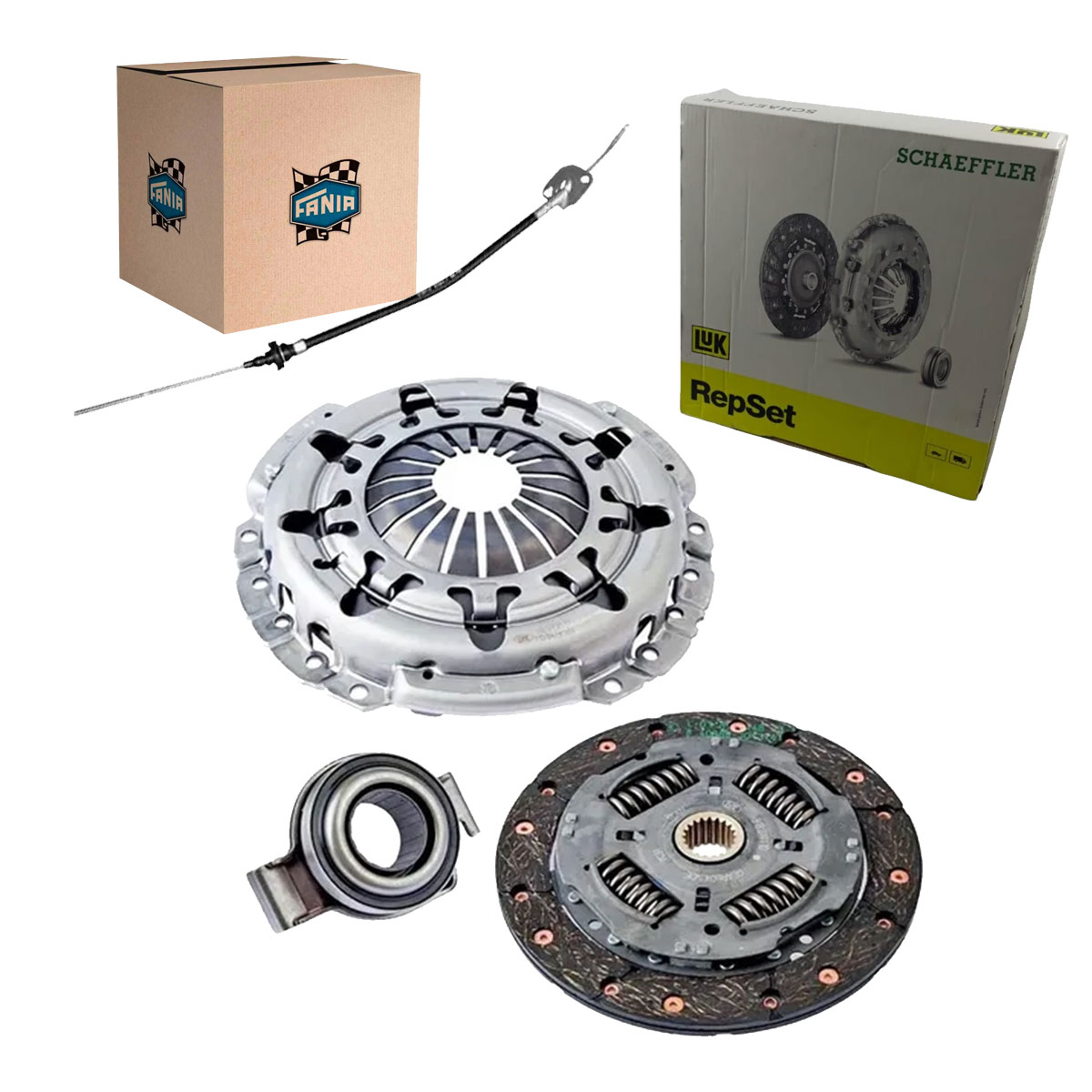Kit Embreagem Luk + Cabo Uno Fiorino 1000 1300 1990 1991