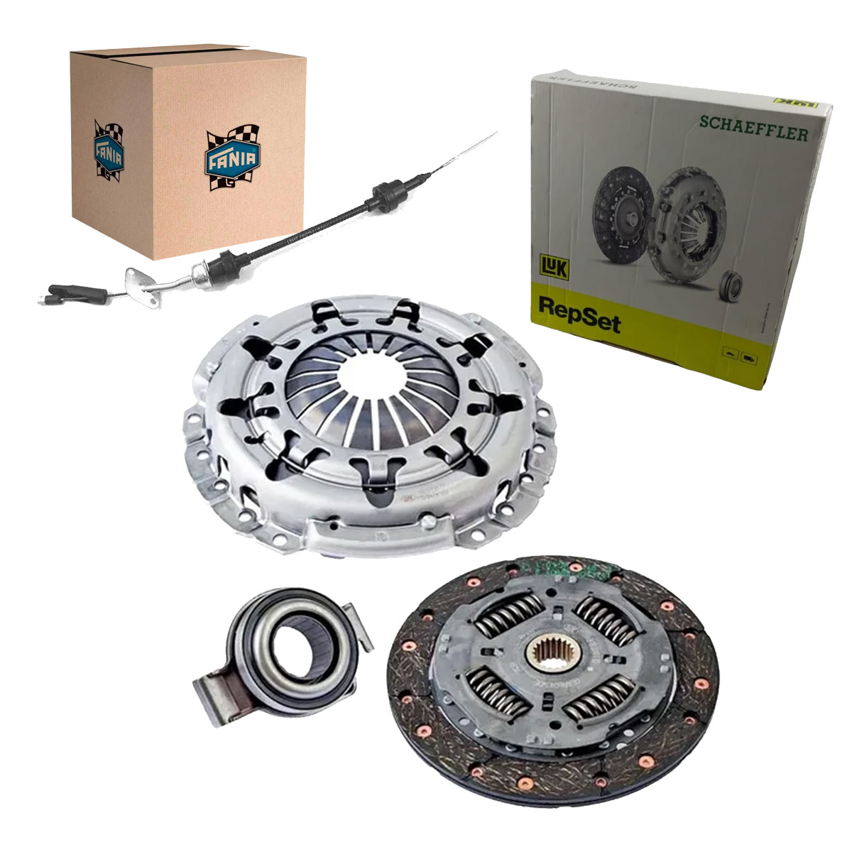 Kit Embreagem Luk + Cabo Uno Fiorino 1.0 1992 1993 1994
