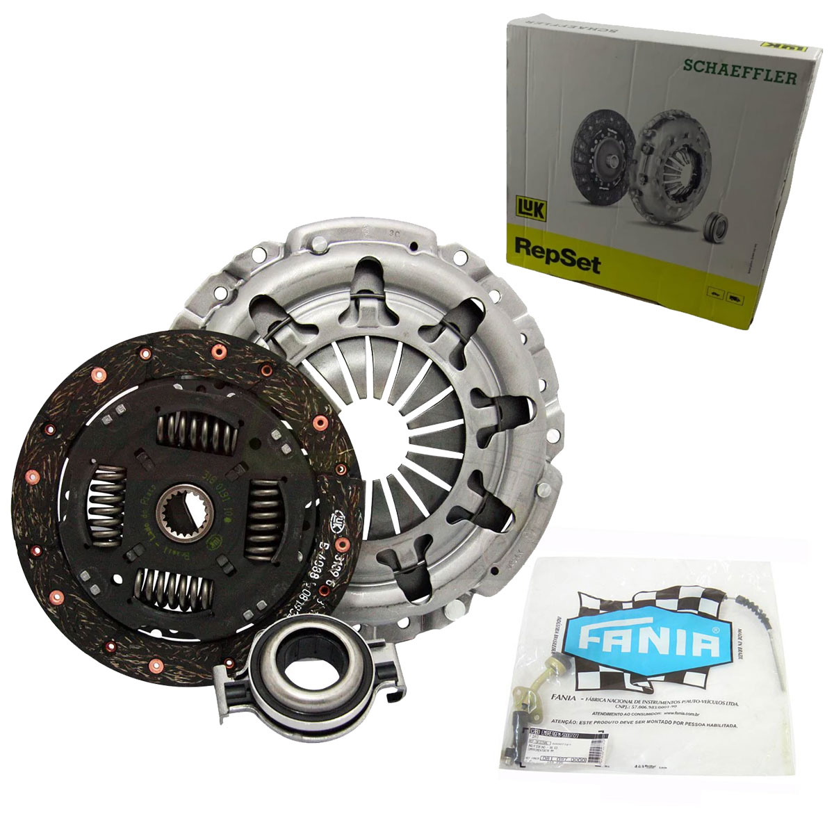 Kit Embreagem Luk + Cabo Fiorino 1.5 Mpi 2001 2002 2003 2004