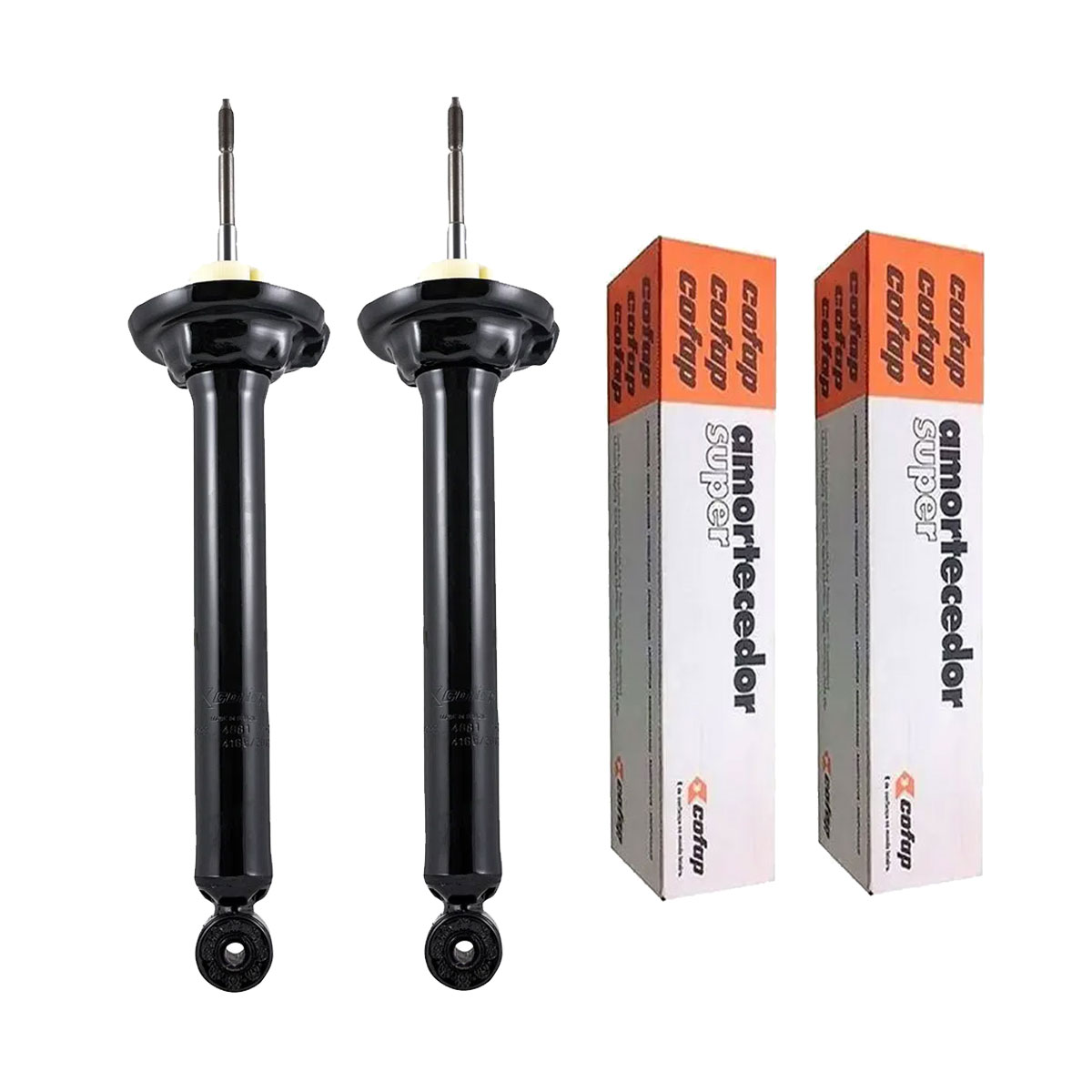 Par Amortecedores Traseiros Gol 2000 2001 2002 2003 2004