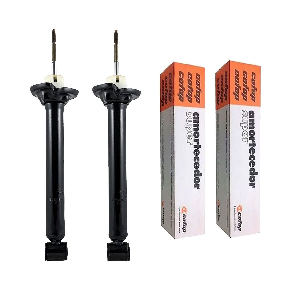 Par Amortecedores Traseiros Parati 2007 2008 2009 2010 2011