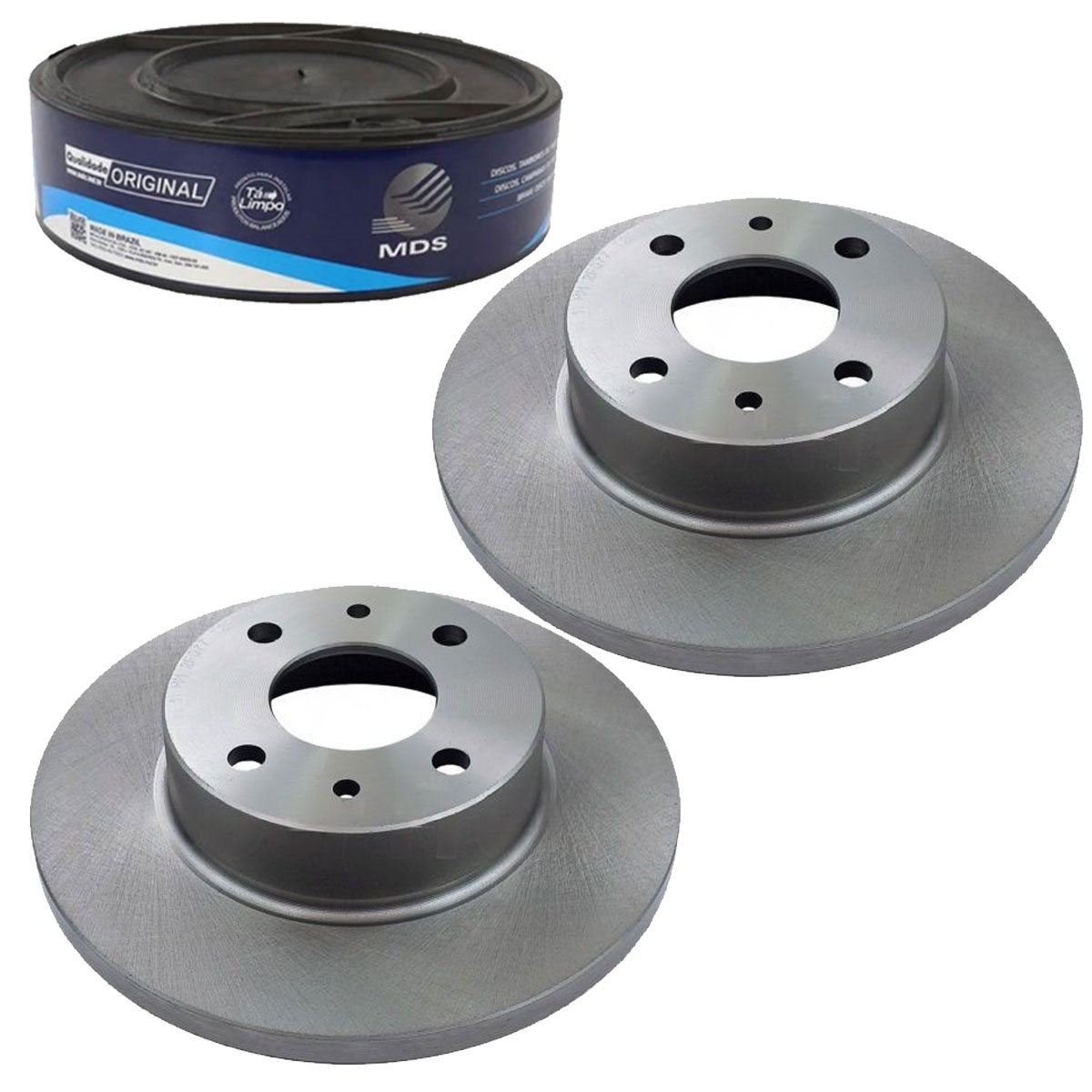 2 Discos Freio Uno Mille 1.0 2008 2009 2010 2011 2012 2013