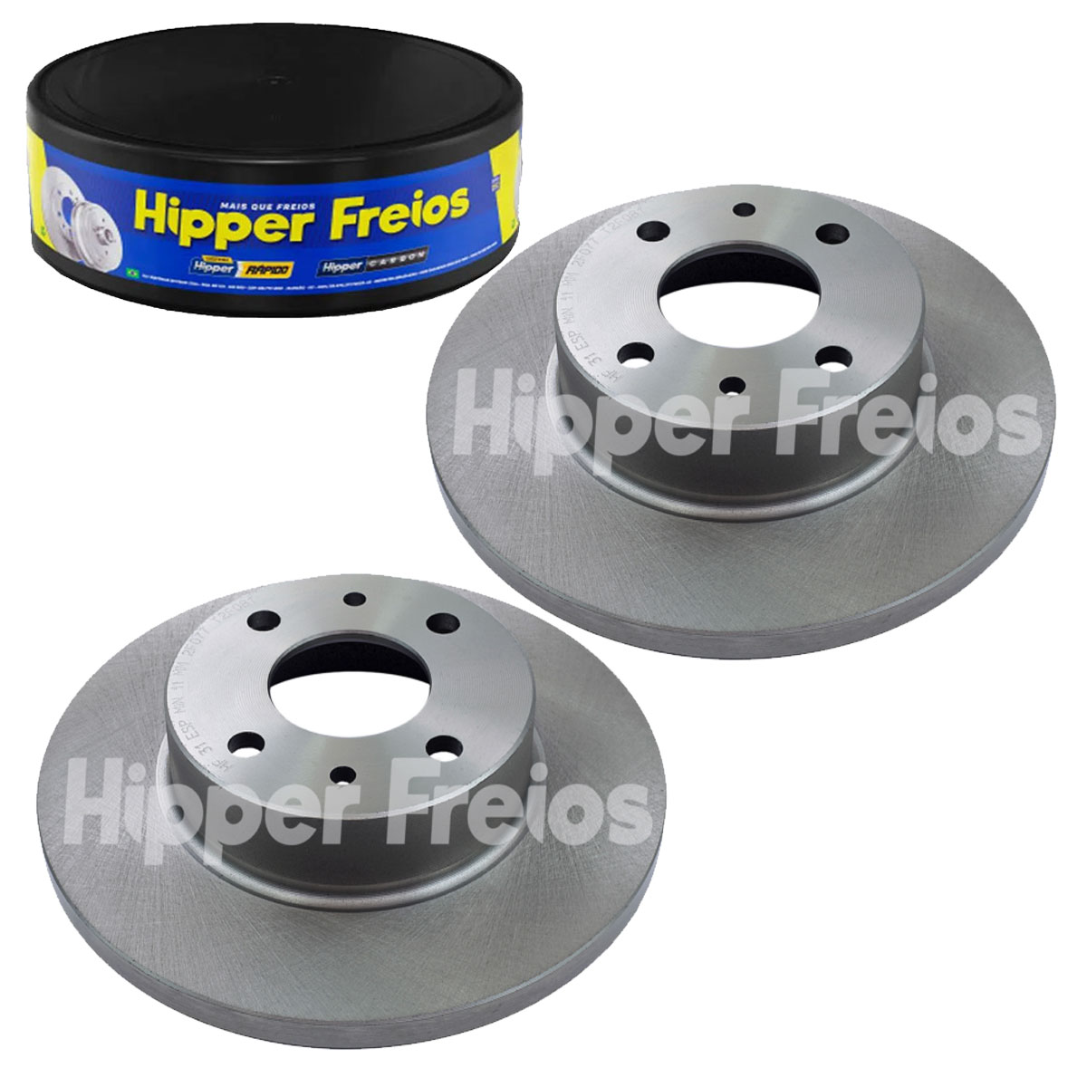 2 Discos Freio Uno Mille 1.0 2002 2003 2004 2005 2006 2007