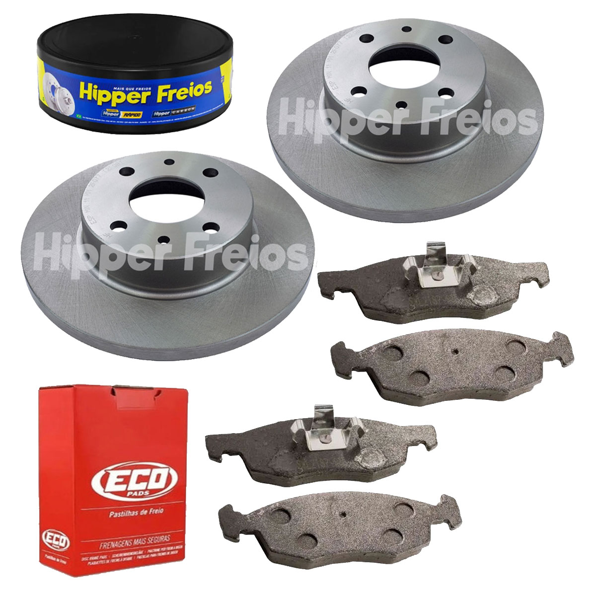 2 Disco Freio + Pastilha Grand Siena 1.4 2012 2013 2014 2015