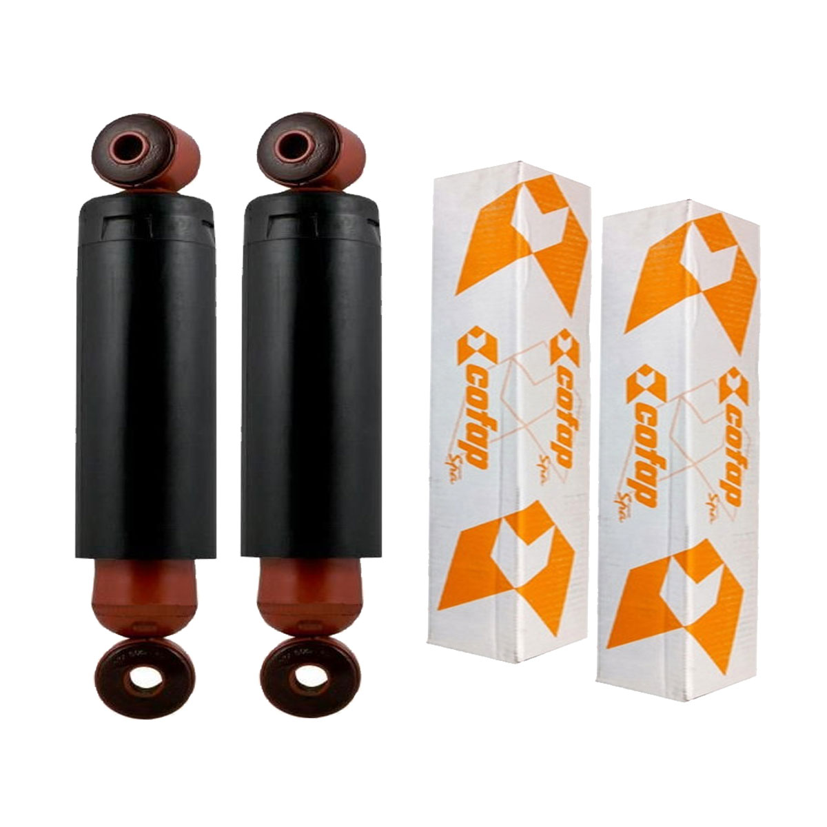 Par Amortecedores Traseiros Kombi 1967 1968 1969 1970 1971