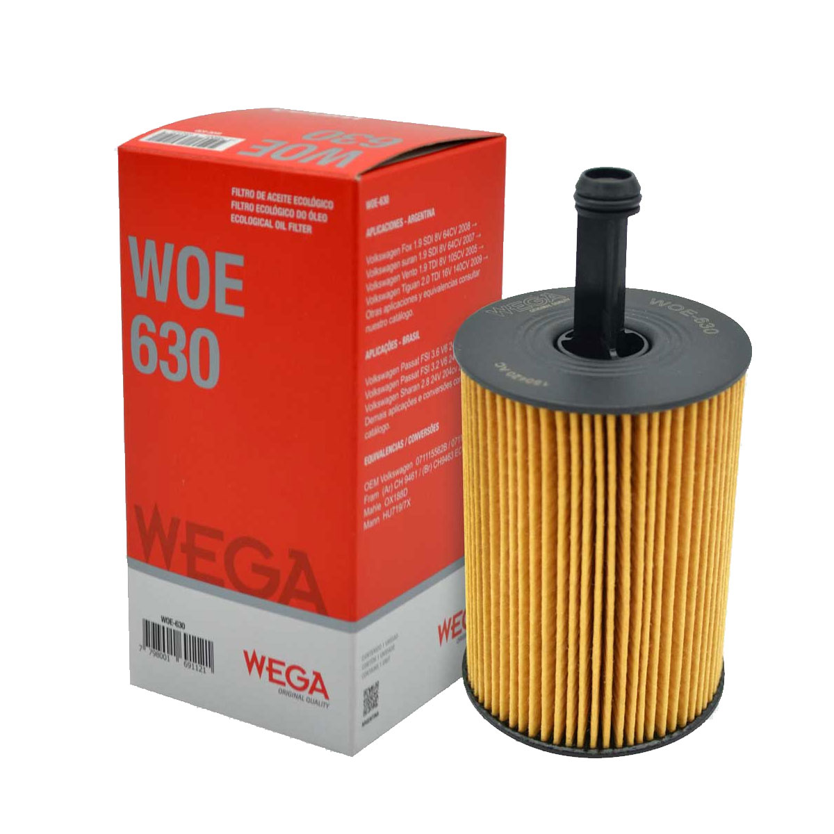 Filtro Óleo Passat 3.2 V6 FSI Gasolina 2006 2007 2008 2009