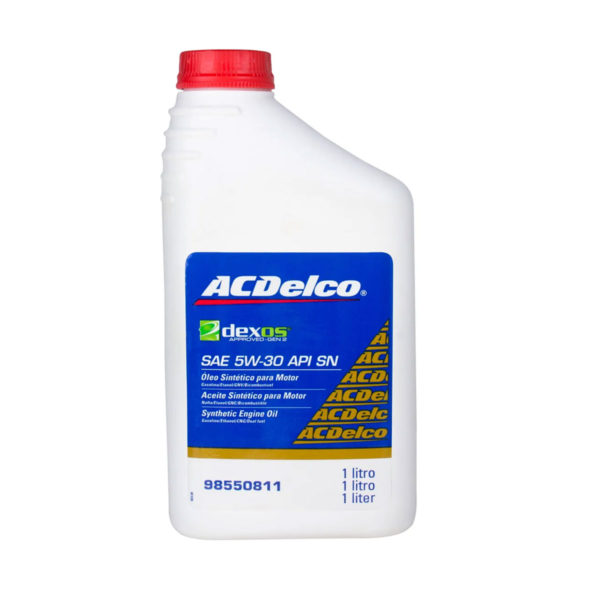 Oleo Lubrificante Motor Acdelco 5w30 Dexos Sn 1lt Sintetico