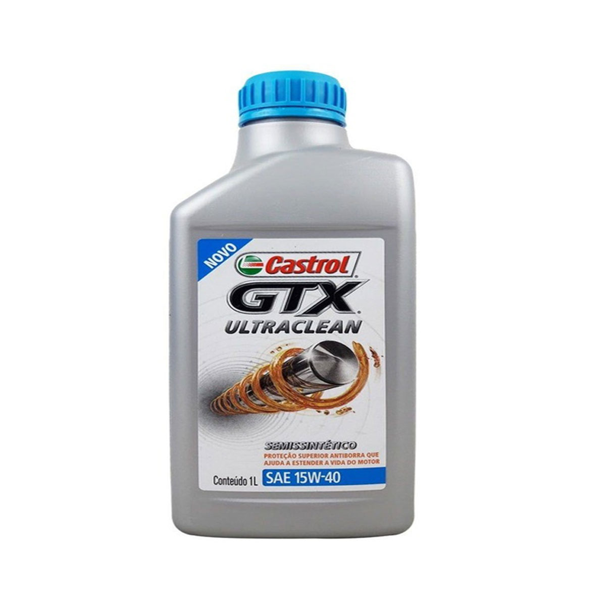 Oleo Motor Castrol Gtx Ultraclean 15w40 Sl 1L semissintetico