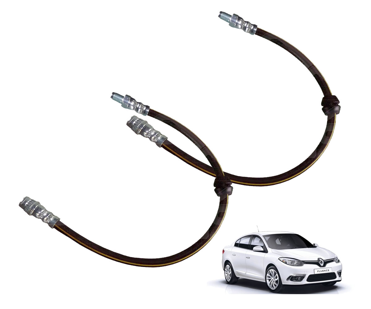 2 Flexivel Freio Dianteiro Fluence 2011 2012 2013 2014 2015