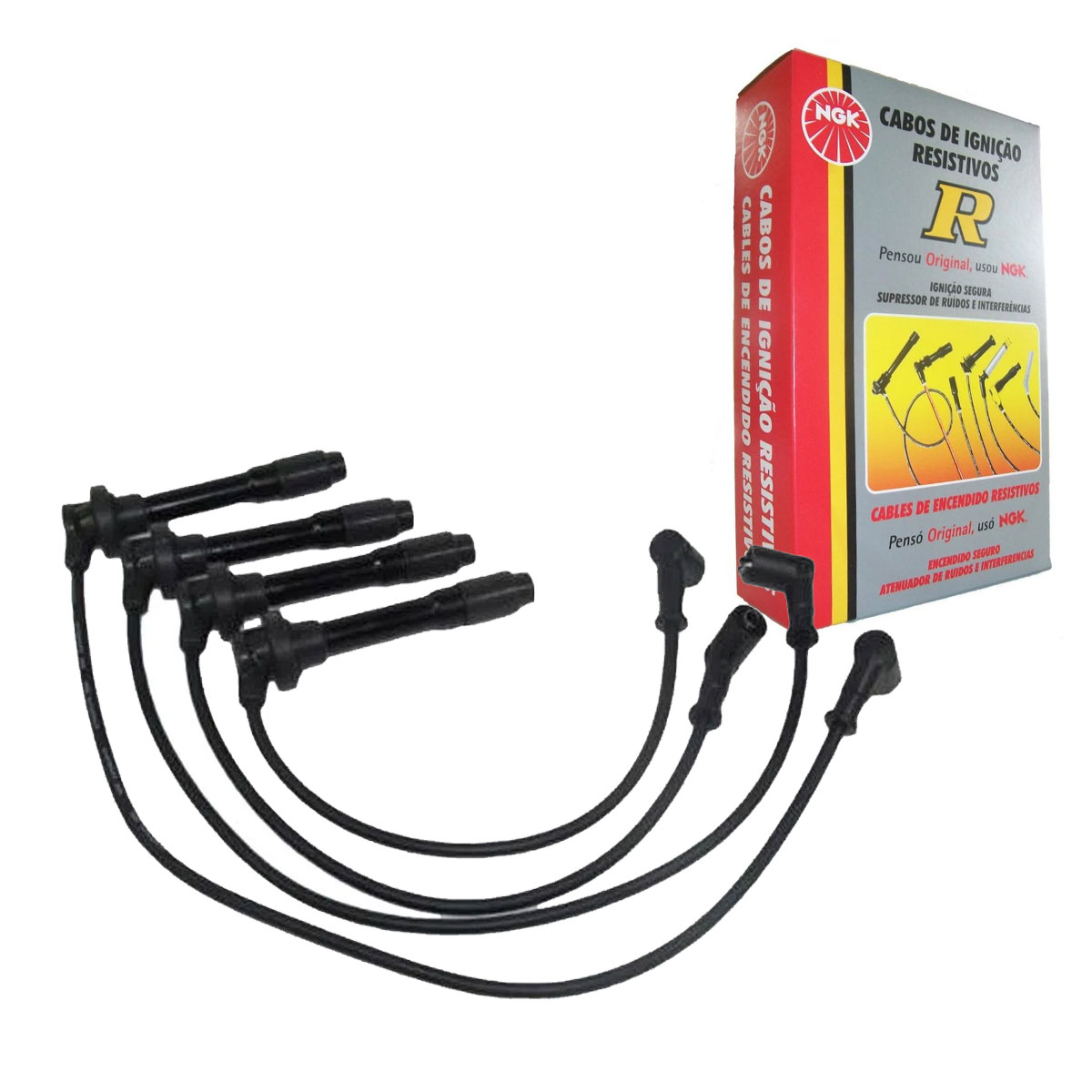 Jogo Cabo de Vela NGK Civic 1.6 16V 1996 1997 1998 1999 2000