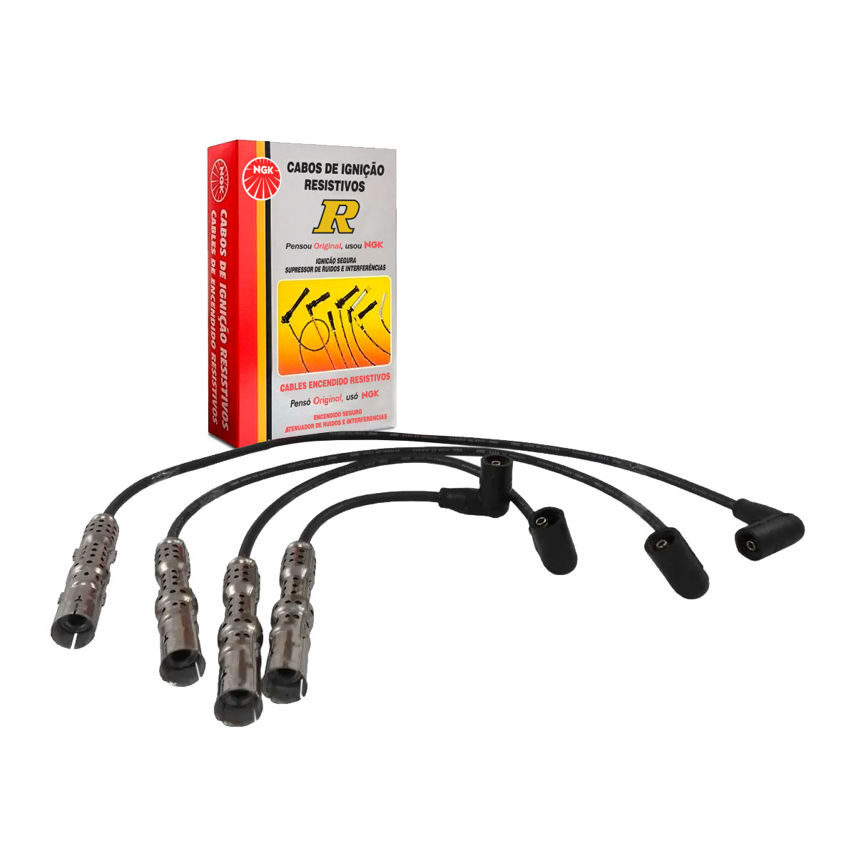 Jogo Cabos de Vela NGK Audi A3 1.6 8V APF AKL 1999 2000 2001