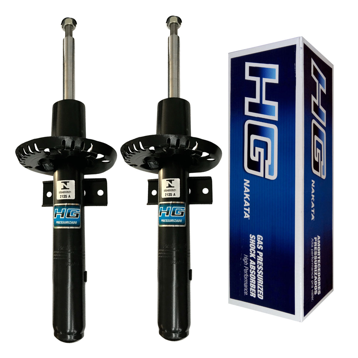 Par Amortecedores Dianteiros Gol G5 2008 2009 2010 2011 2012