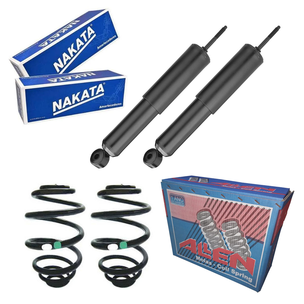 Par Amortecedores Traseiros + Mola Monza 1986 1985 1984 1983