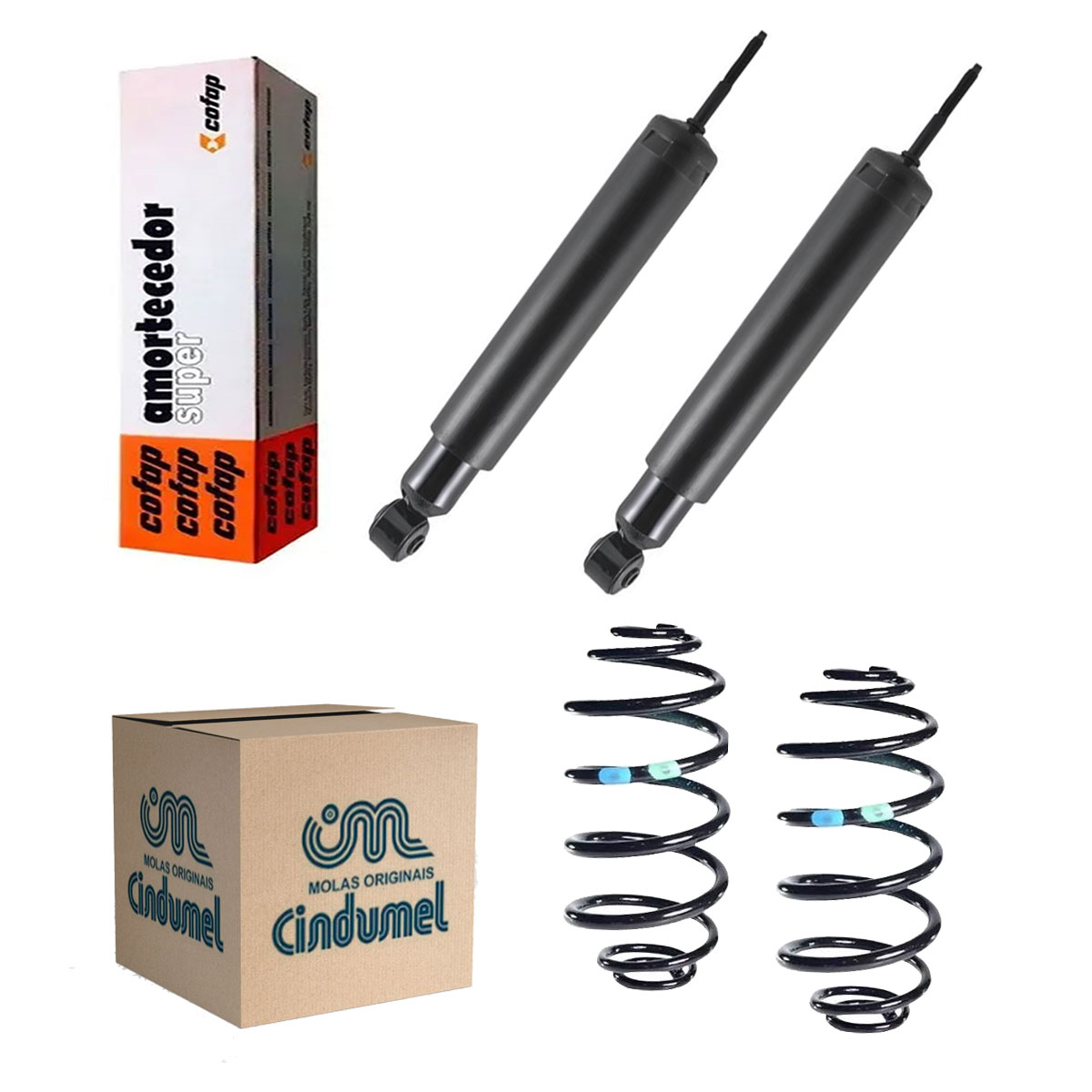 Par Amortecedores Traseiros + Mola Astra 2003 2004 2005 2006