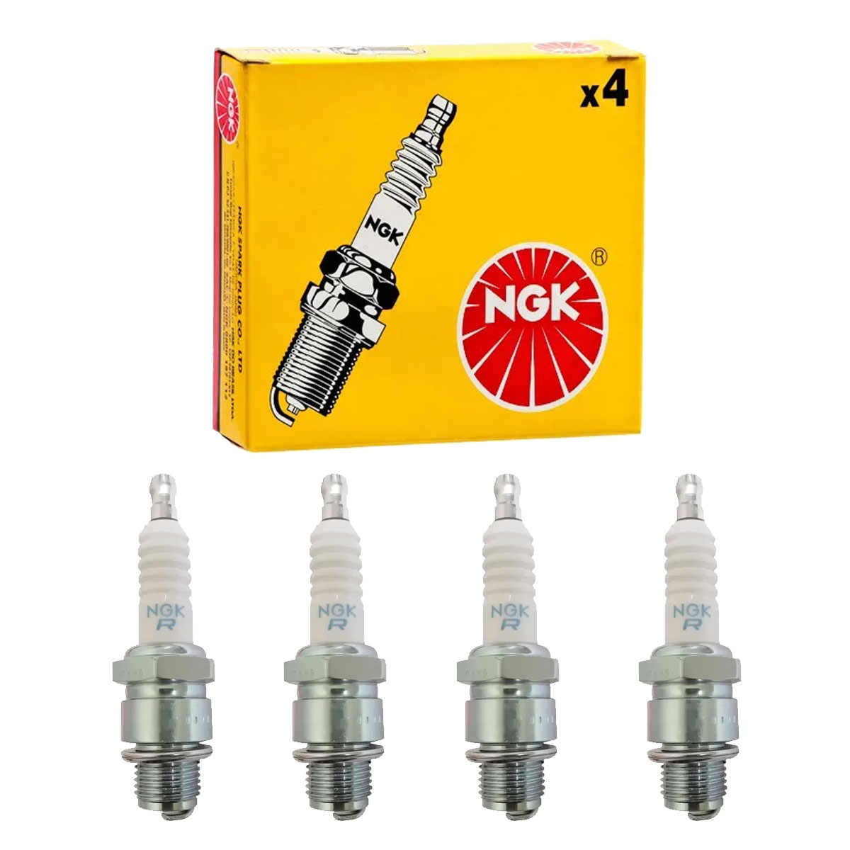 Jogo Vela Ignição NGK Voyage 1.8 2.0 Gasolina 1984 até 1991