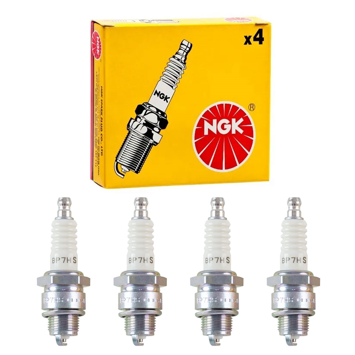 Jogo Vela Ignição Ngk Brasília 1300 1600 Álcool Rosca Curta