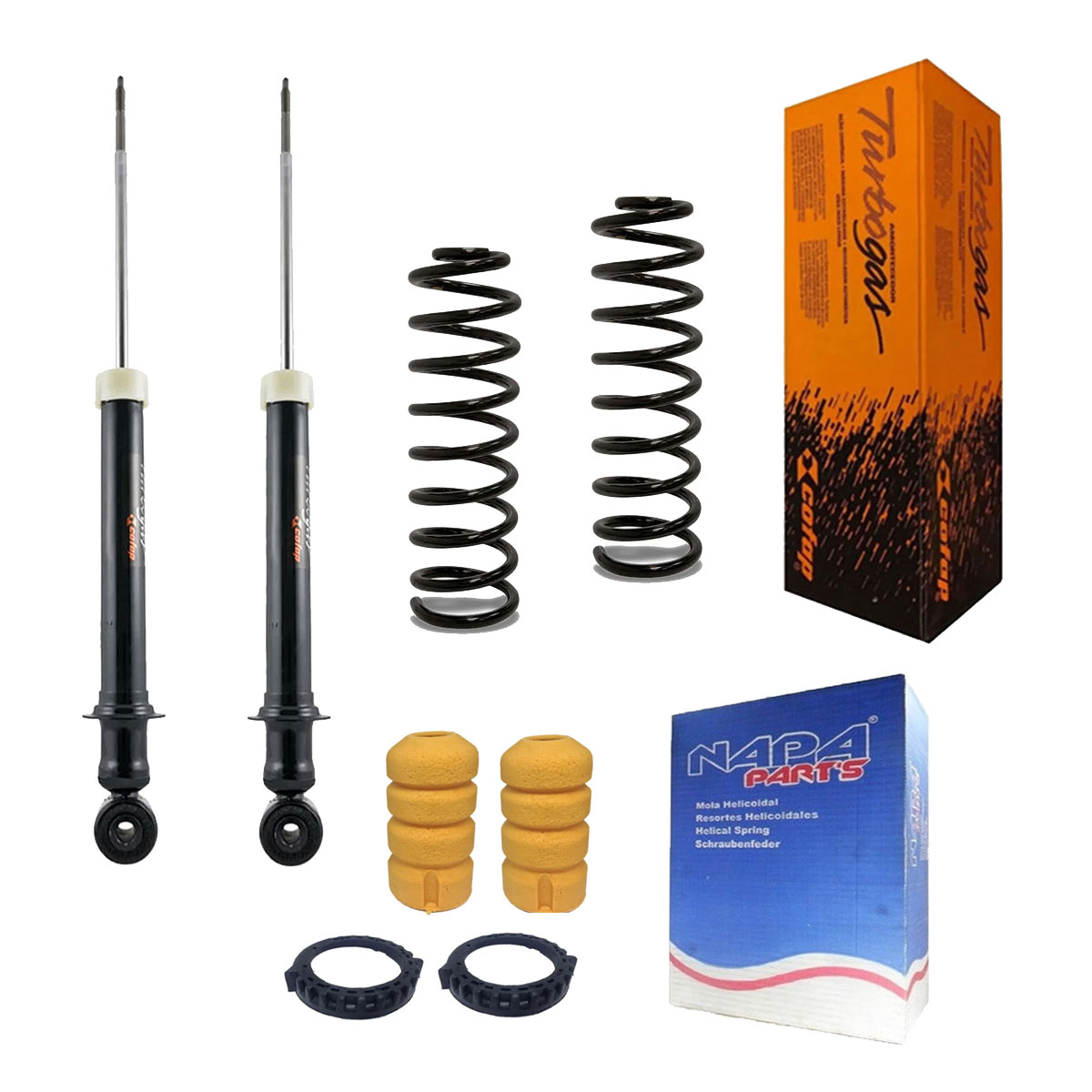 Par Amortecedores Traseiros Mola Vectra 1997 1998 1999 2000