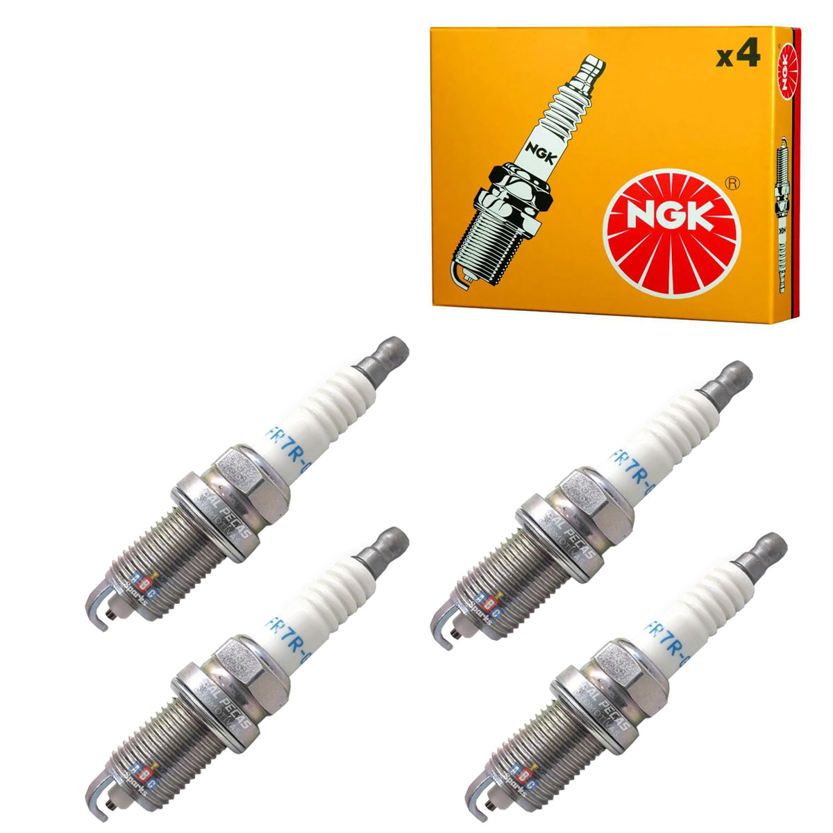 Jogo Vela Ignição Ngk Saveiro 1.8 Flex 2005 2006 2007 2008